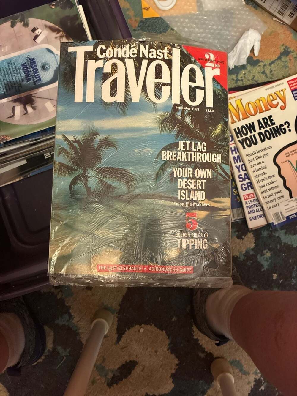 Condé Nast Traveler Magazine September 1989 - Anniversary Issue